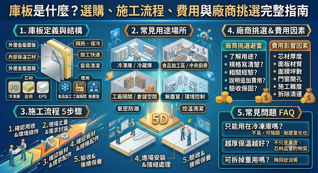 庫板是什麼?選購、施工流程、費用與廠商挑選完整指南